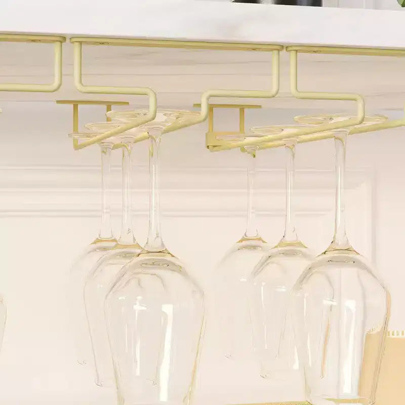 Mobiletto/Credenza da Bar a 3 Livelli con Portabottiglie/Portabicchieri e Anta a Rete