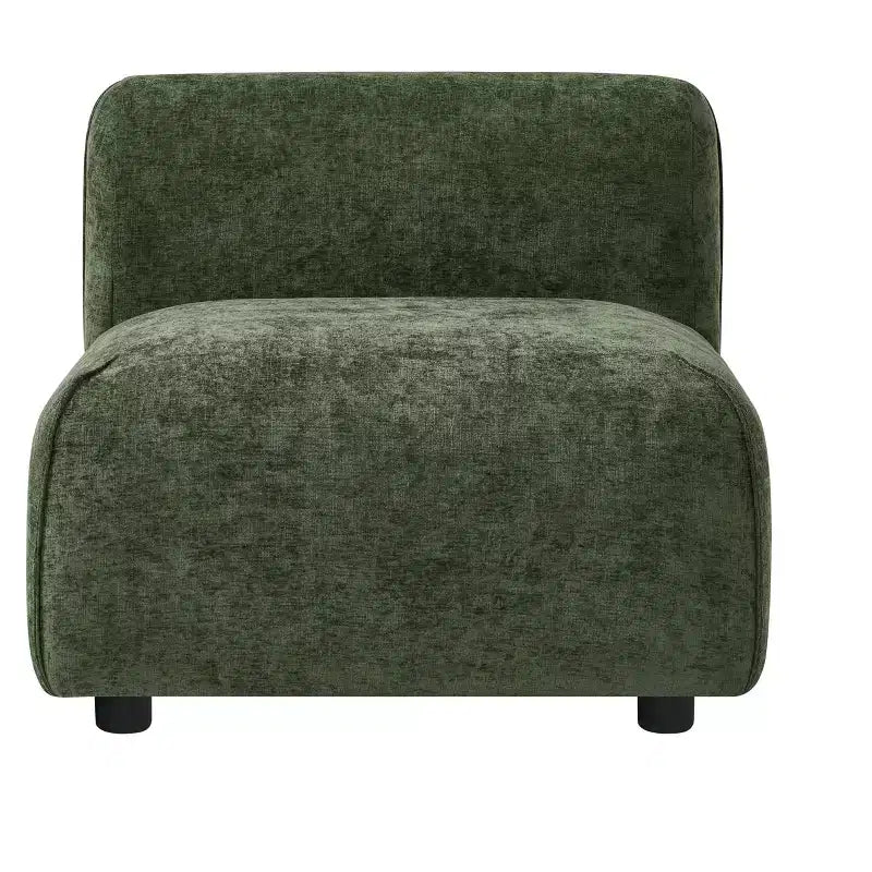 Poltrona d'accento moderna curva imbottita