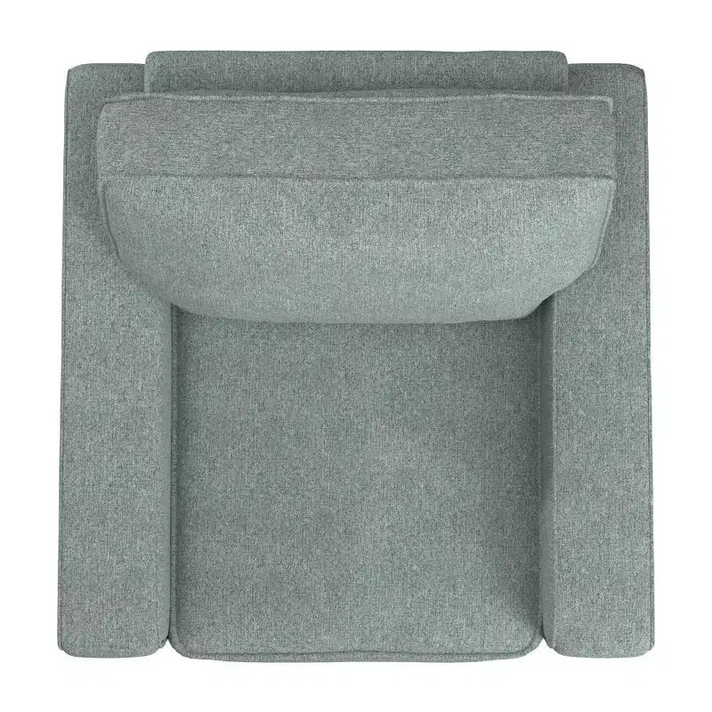 Poltrona di design con schienale e braccioli imbottiti