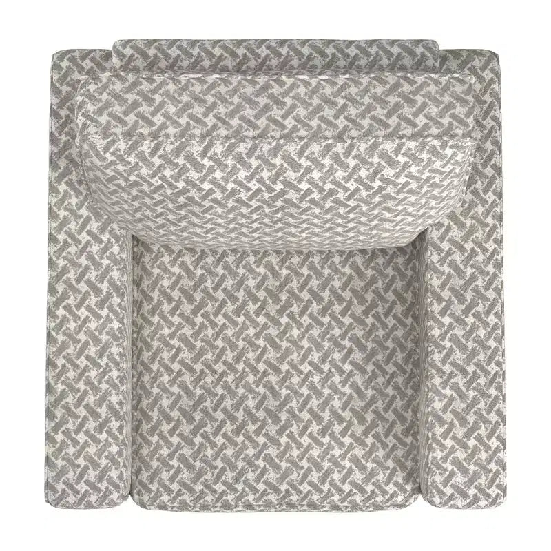 Poltrona di design con schienale e braccioli imbottiti