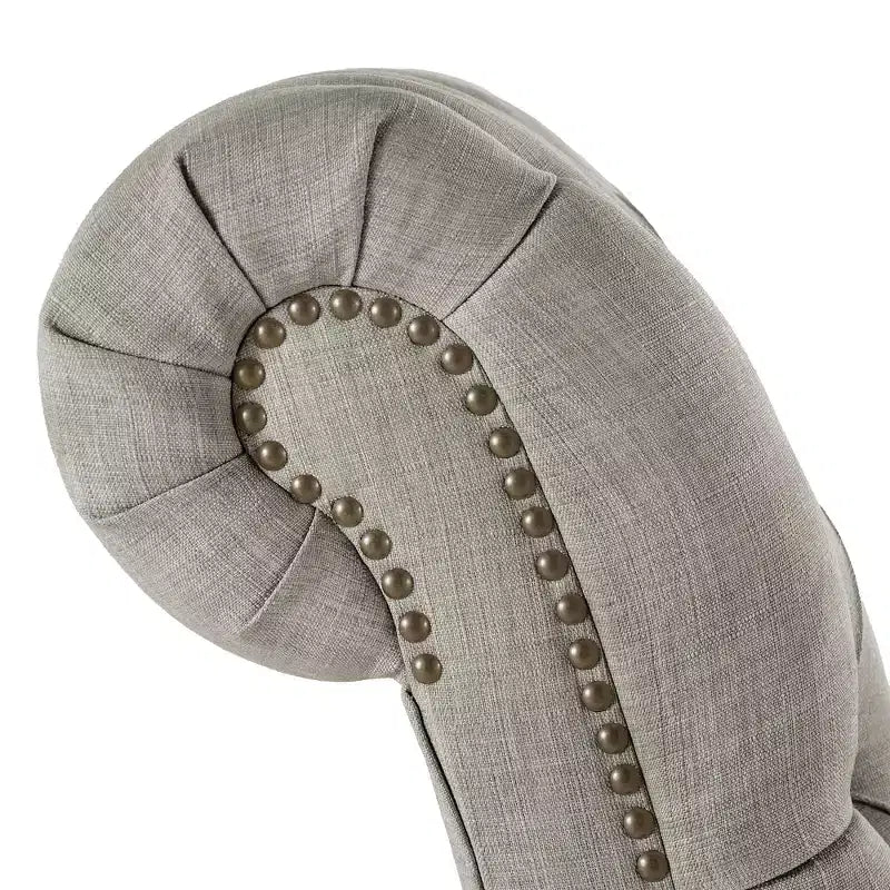 Chaise longue trapuntata con struttura in legno massello