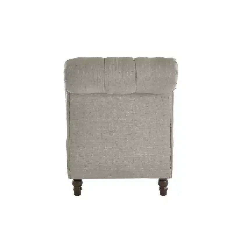 Chaise longue trapuntata con struttura in legno massello