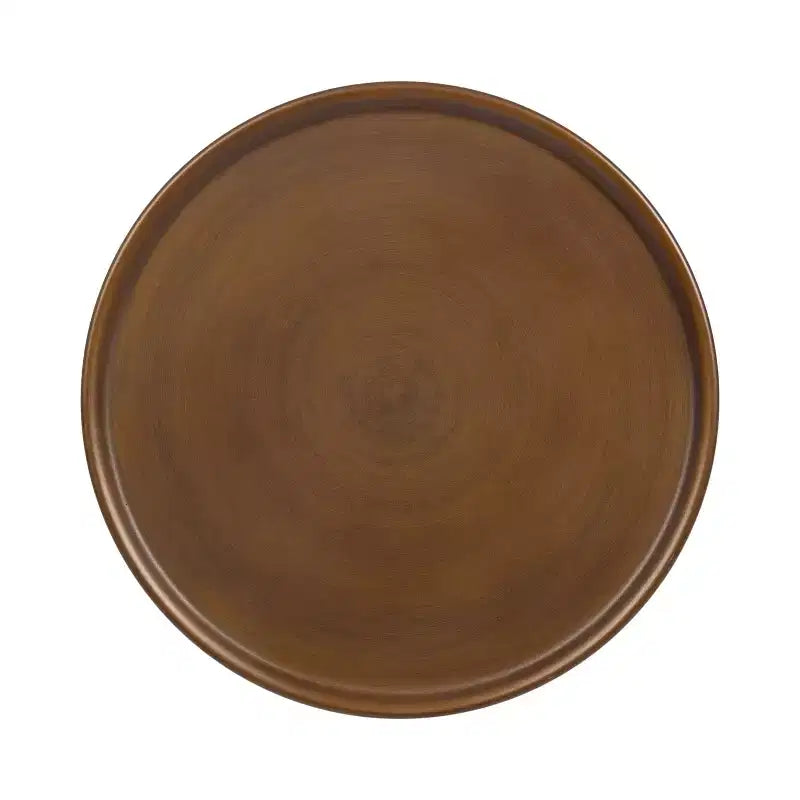 Tavolino Rotondo in Metallo – Oro, 35,5 x 35,5 x 61 cm