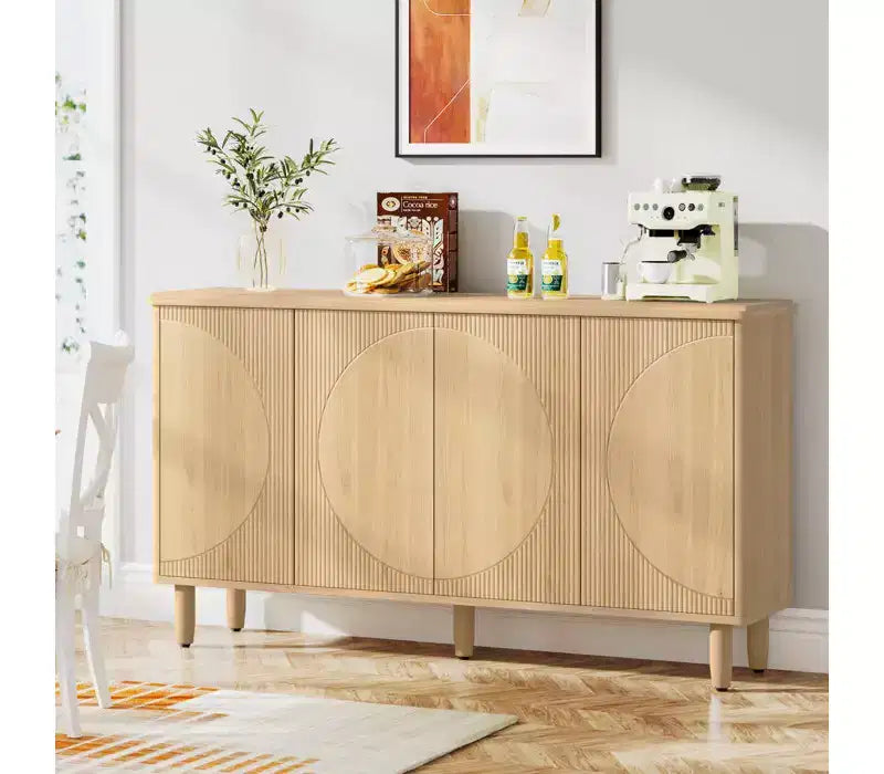 Madia da 151 cm con 4 ante