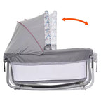 Box per bambini con culla a dondolo