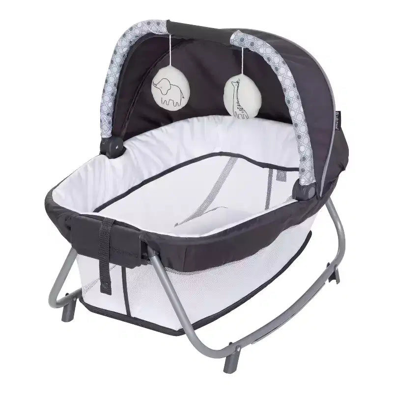 Box per bambini con culla a dondolo