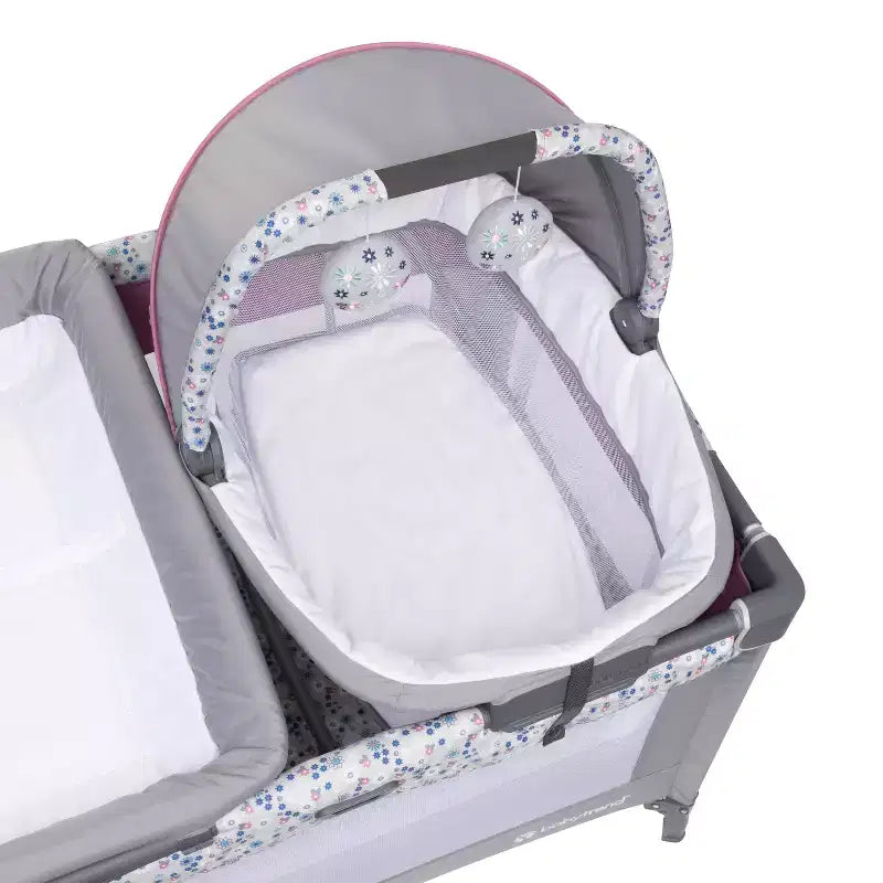 Box per bambini con culla a dondolo