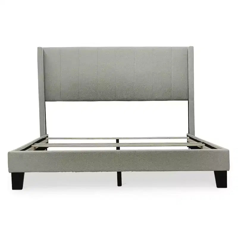 Letto imbottito con pannello Cranston